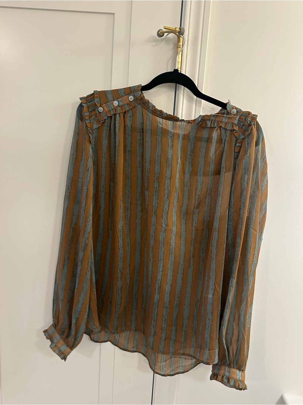 Coster Copenhagen - Blush stripe print blouse